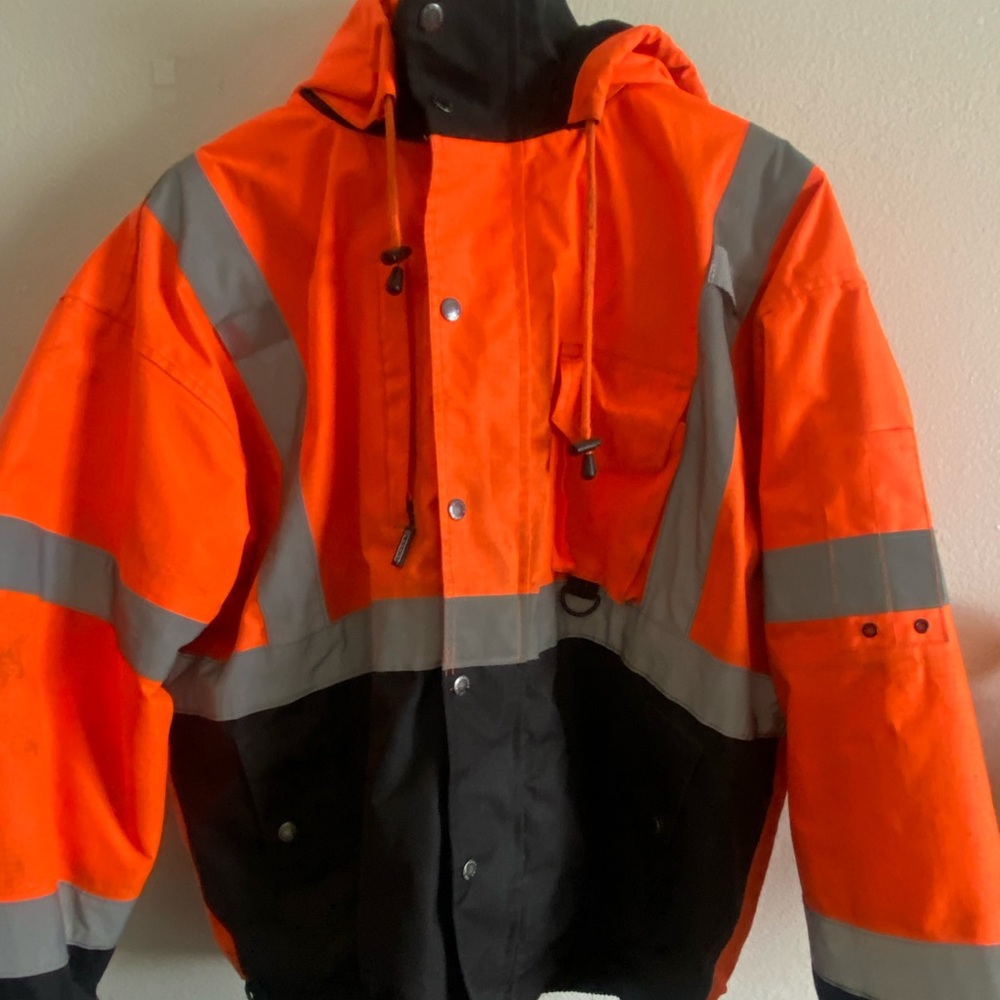 High Visibility Reflective Construction Jacket - image 1
